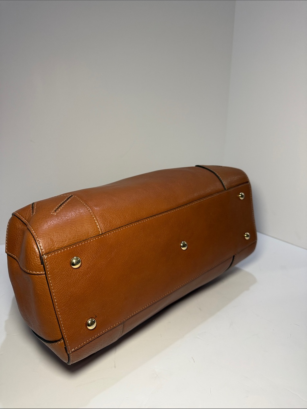 Furla Colorblock Pebbled Leather Satchel | Made in Italy - Picture 6 of 10